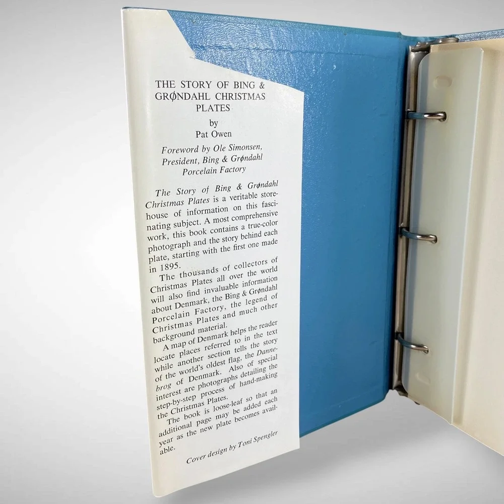 The Story of Bing & Grondahl Christmas Plates Pat Owen 1895-1983 Binder Guide‎